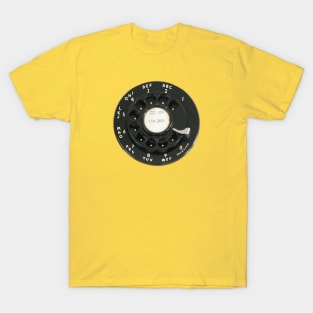 Vintage Rotary Dial with Pi Phone Number T-Shirt